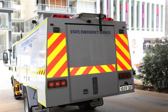 SES Vehicle at conference display